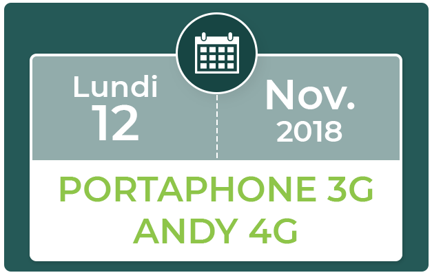FORMATION PORTAPHONE 3G & ANDY 4G